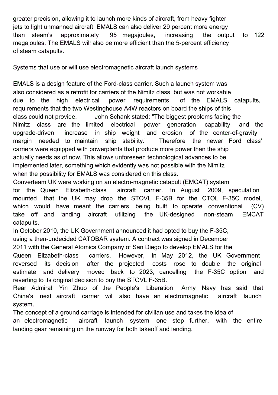 航空母舰电磁弹射系统原理_第3页