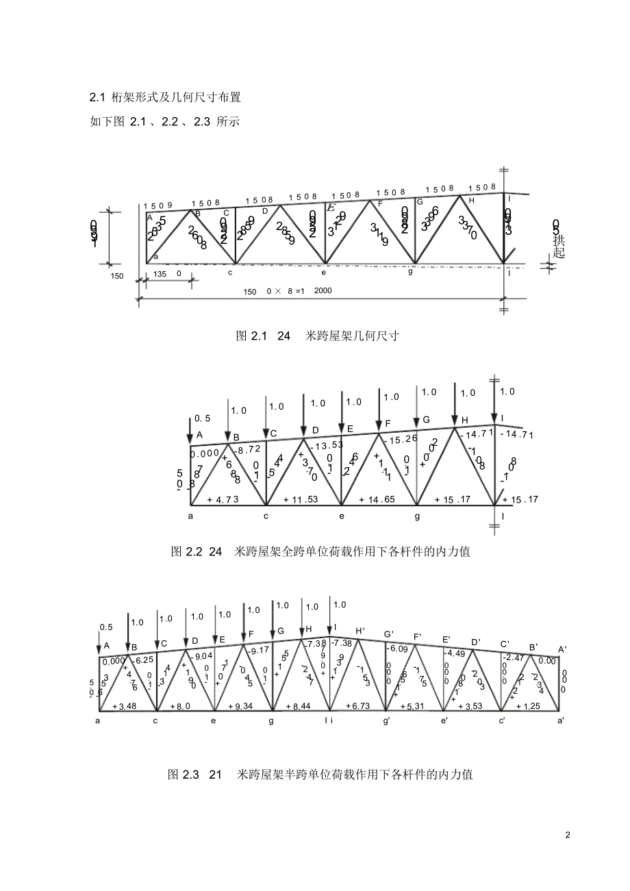 钢结构设计计算书-跨度为24m的设计方案_第3页
