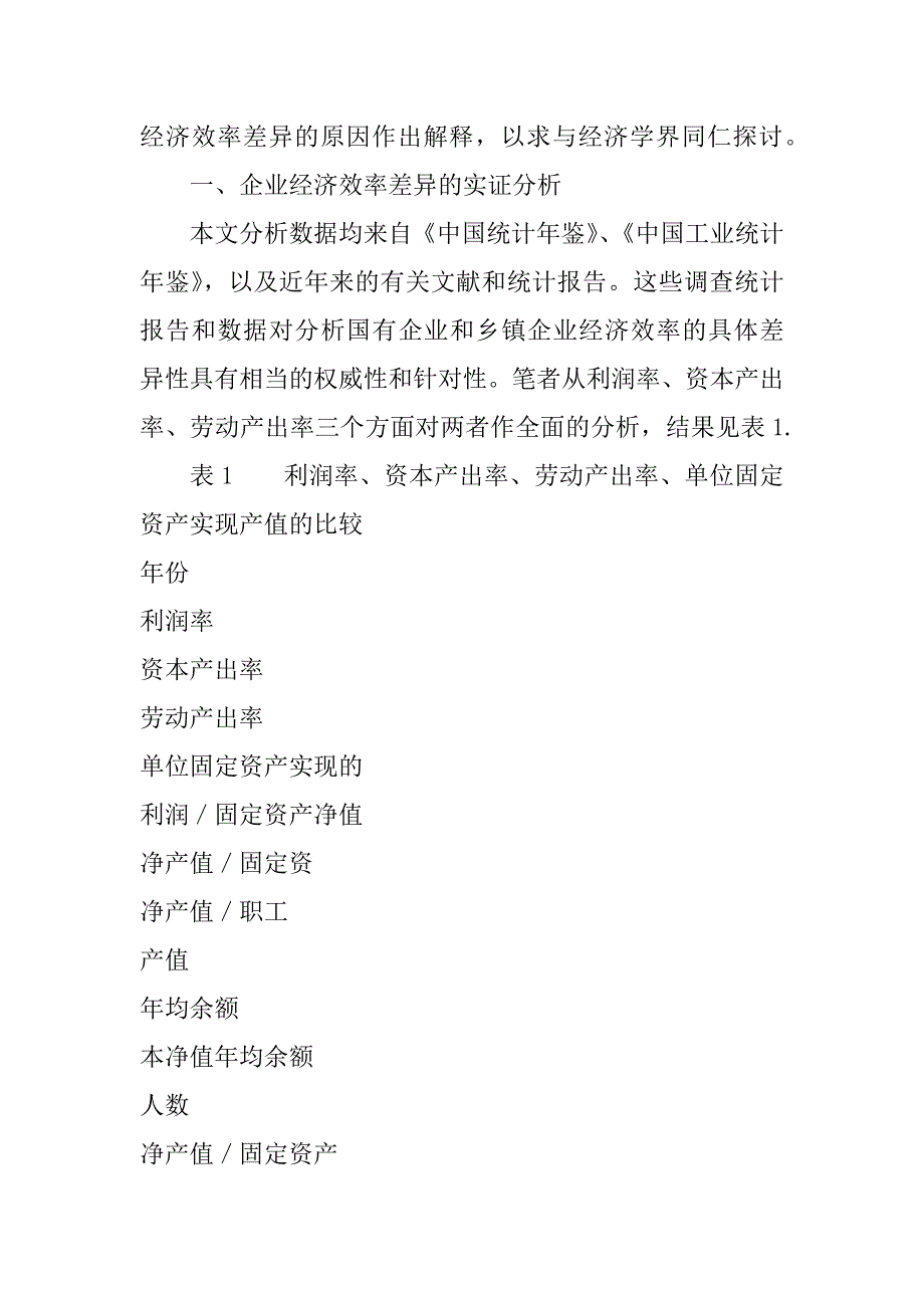 乡镇企业和国有企业经济效率差异的人力资本产权分析(1)_第2页