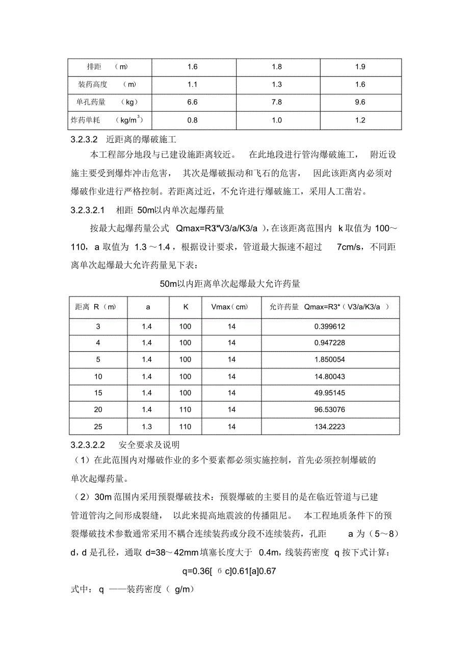 长输管线石方段施工技术方案_第5页