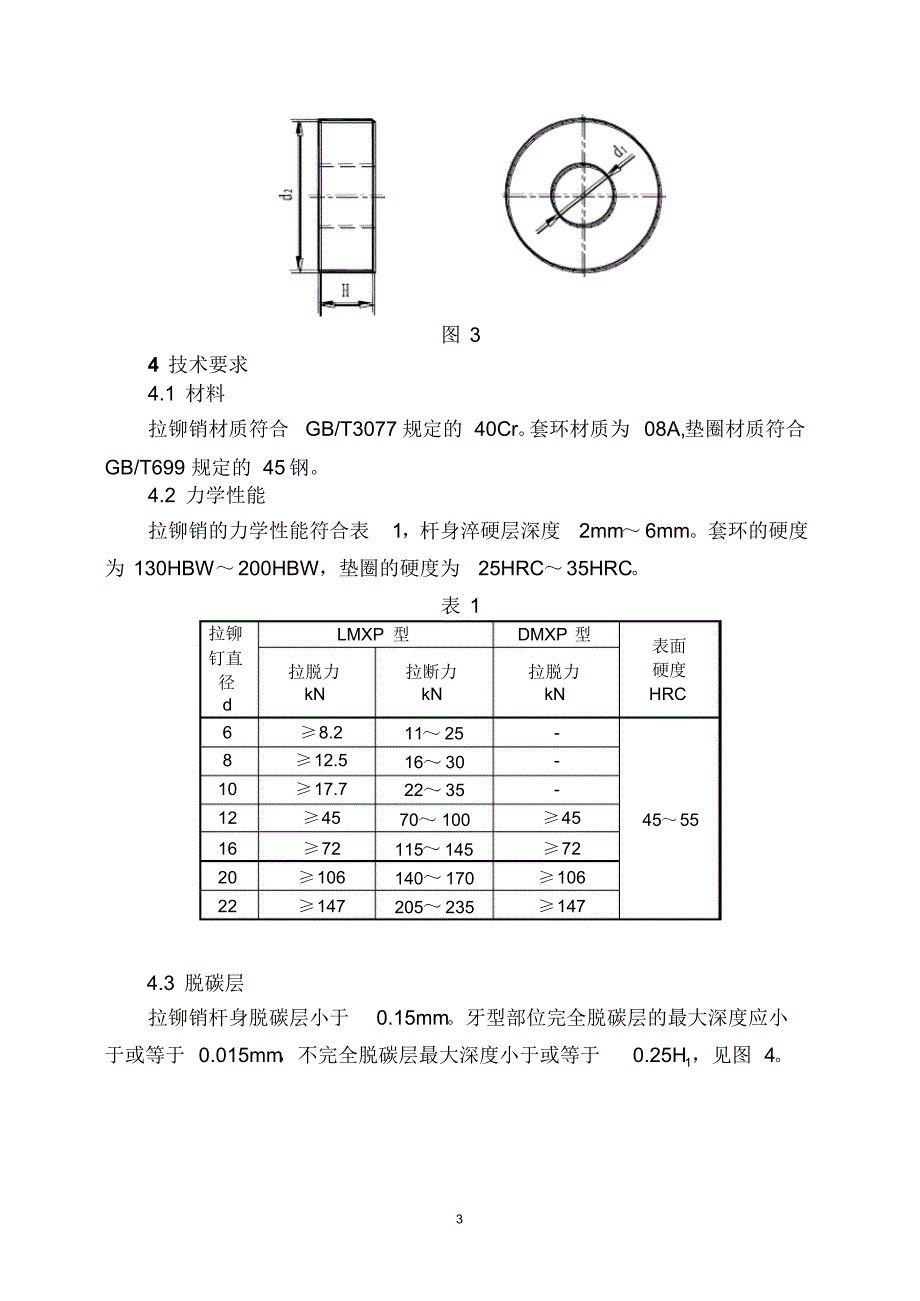 铁路货车专用拉铆销技术条件_第3页