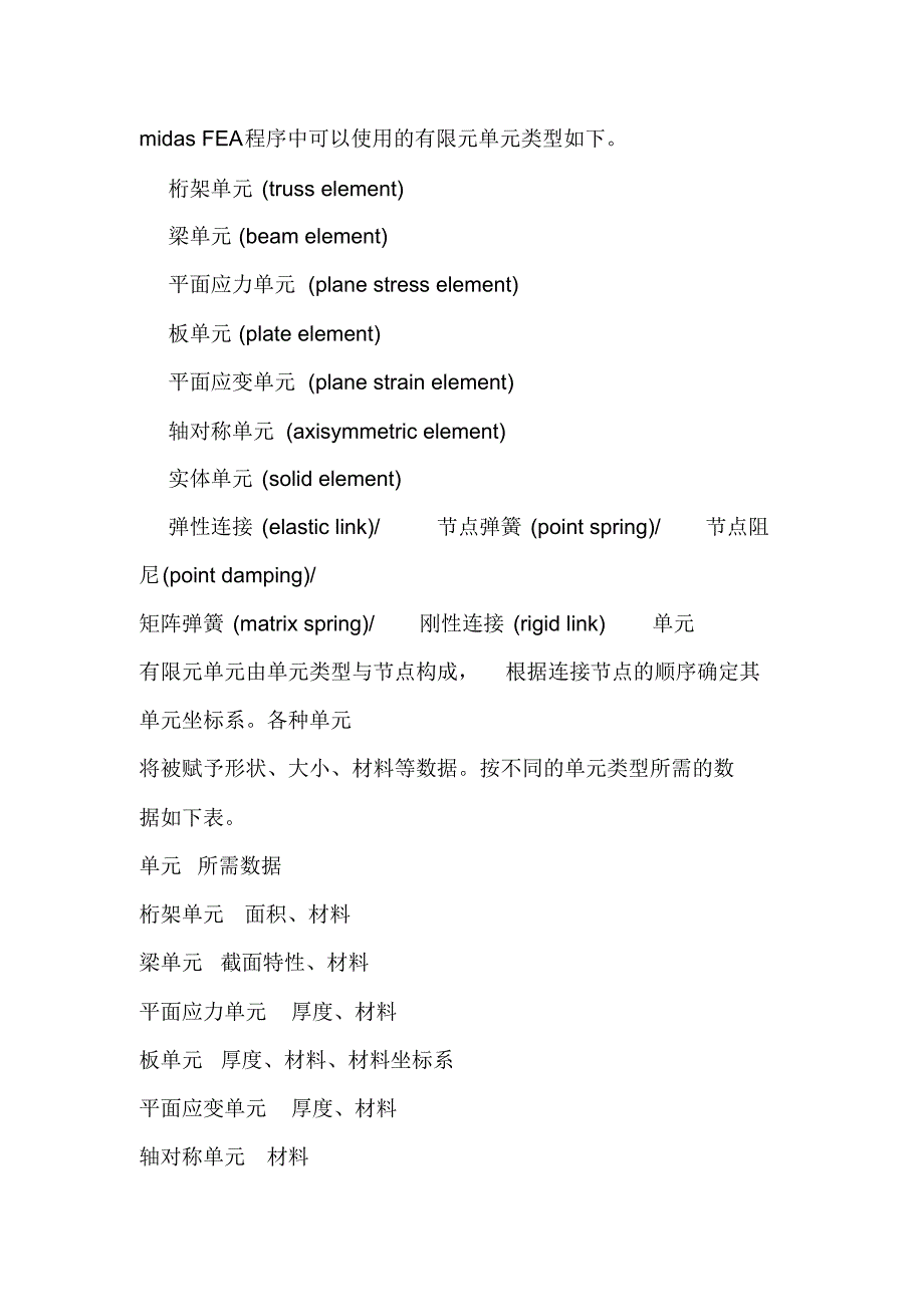 midas单元类型_第1页