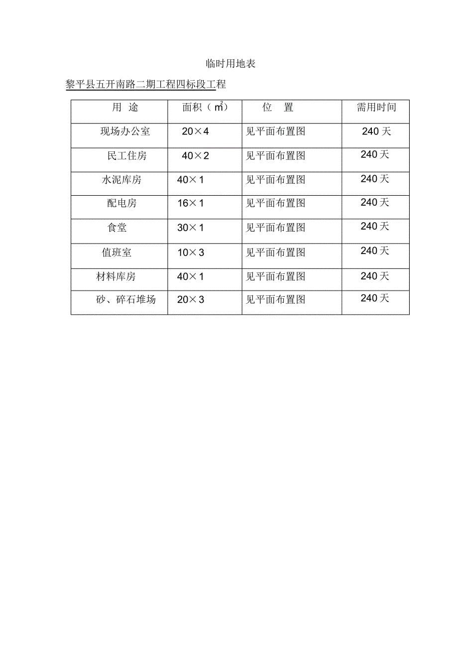 黎平五开南路二期四标段_第5页