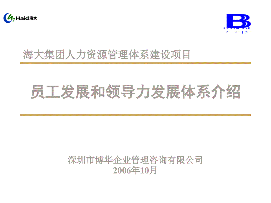 员工发展和领导力体系介绍(H)_第1页