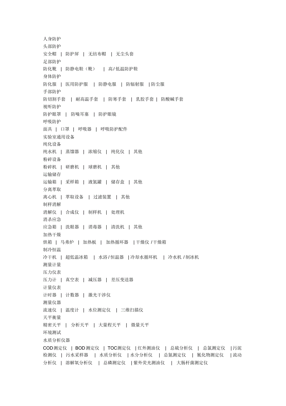 实验室用具分类_第1页