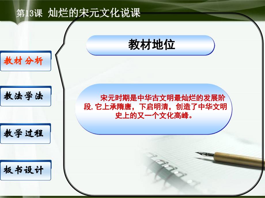 最新中考历史人教版七下第二单元 第13课 灿烂的宋元文化（一）（共27张ppt）_第3页