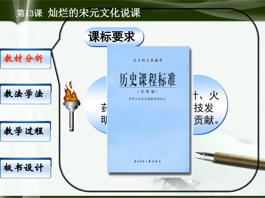 最新中考历史人教版七下第二单元 第13课 灿烂的宋元文化（一）（共27张ppt）_第4页