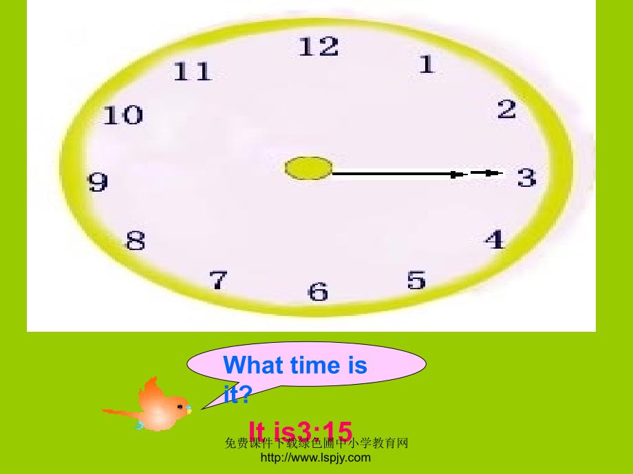 人教版pep小学四年级英语下册unit 2 what time is it课件ppt_第3页