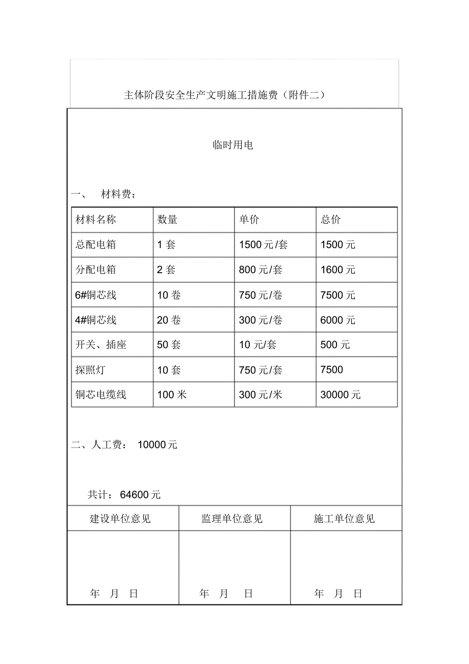 主体阶段安全生产文明施工措施费_第3页