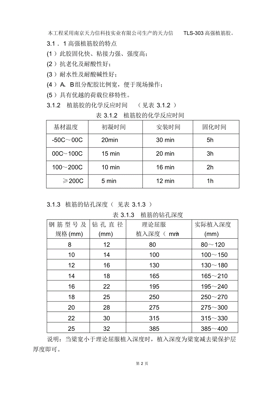 金石国际建材城植筋胶方案_第2页