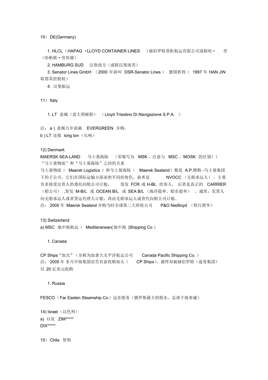 全球主要班轮公司列举_第3页