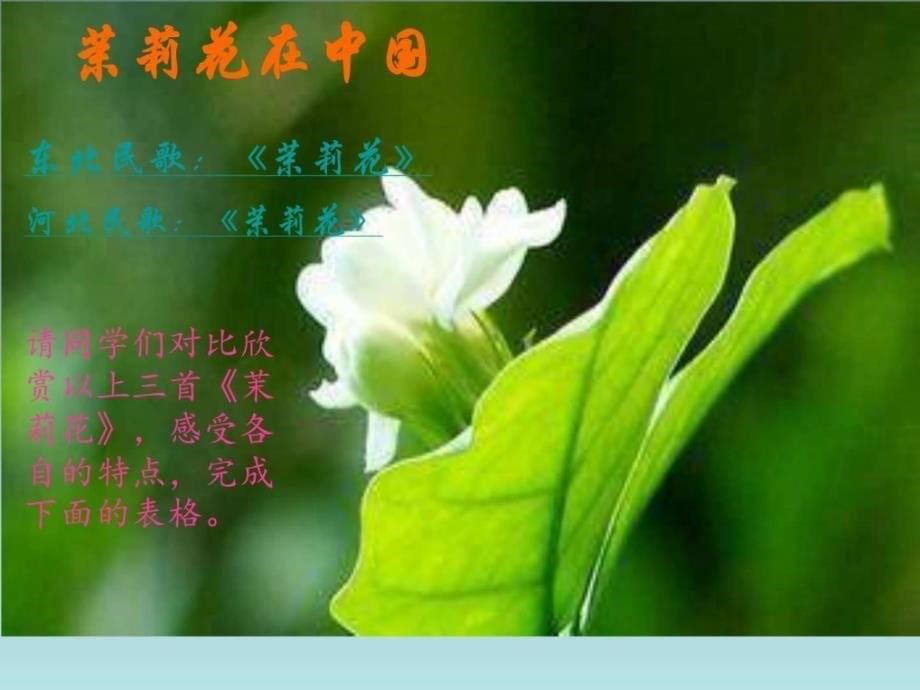 六年级下音乐课件（a）茉莉花人音版图文_第5页