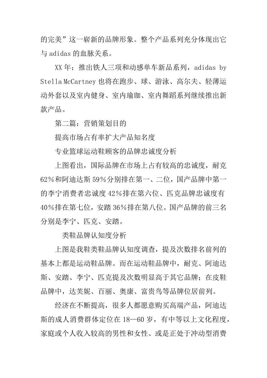 阿迪达斯营销策划书_第5页