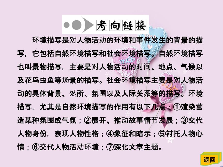 高中语文人教版选修《中国小说欣赏》 专题技法攻略三小说的环境描写课件_第4页