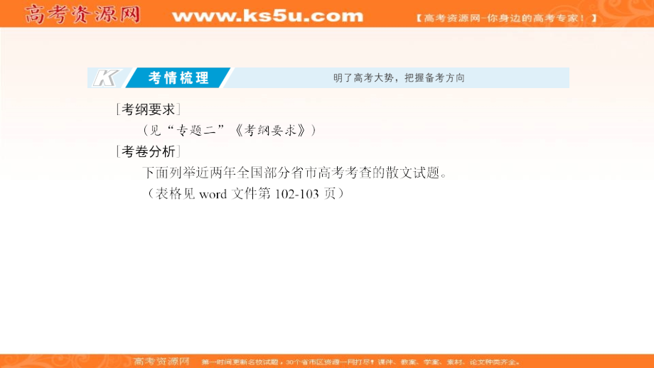 2019届高考语文一轮复习课件：专题三 文学类文本阅读·散文116张ppt _第3页