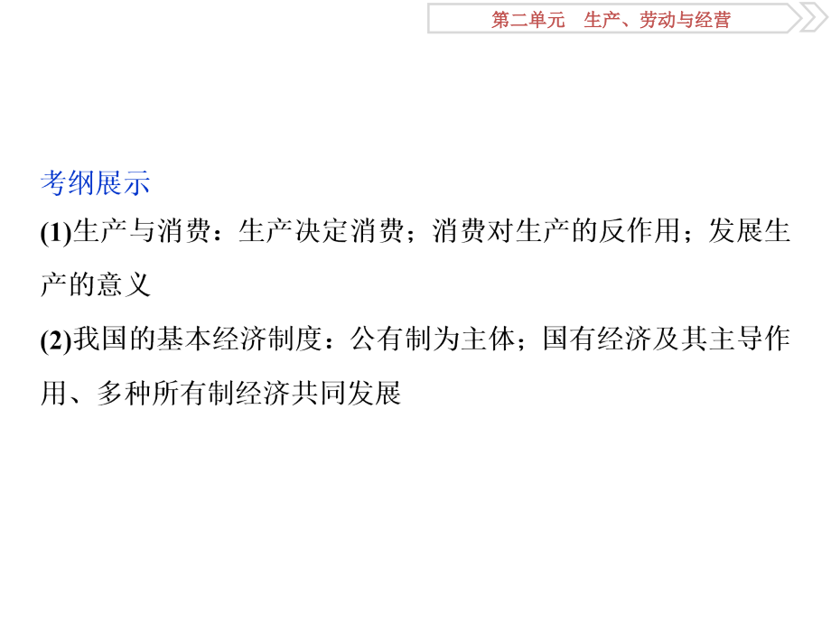 2019届高考政治（人教新课标版）一轮复习课件：第2单元 生产、劳动与经营 1 第四课 _第3页