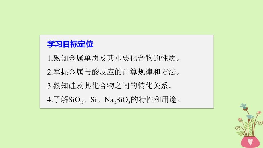 2018_2019版高中化学专题3从矿物到基础材料专题重难点突破课件苏教版必修_第2页