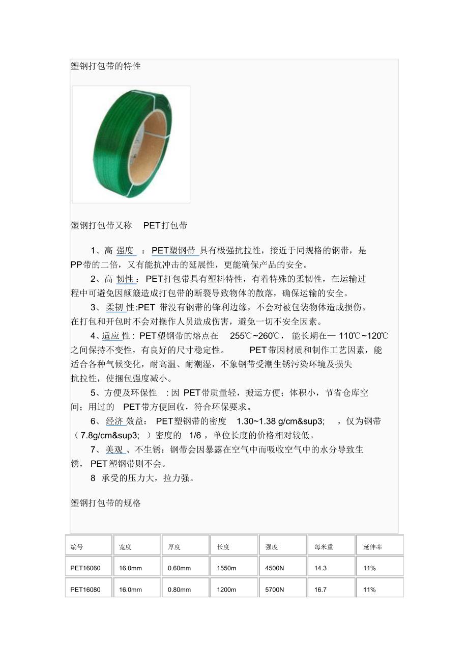 塑钢打包带的特性_第1页