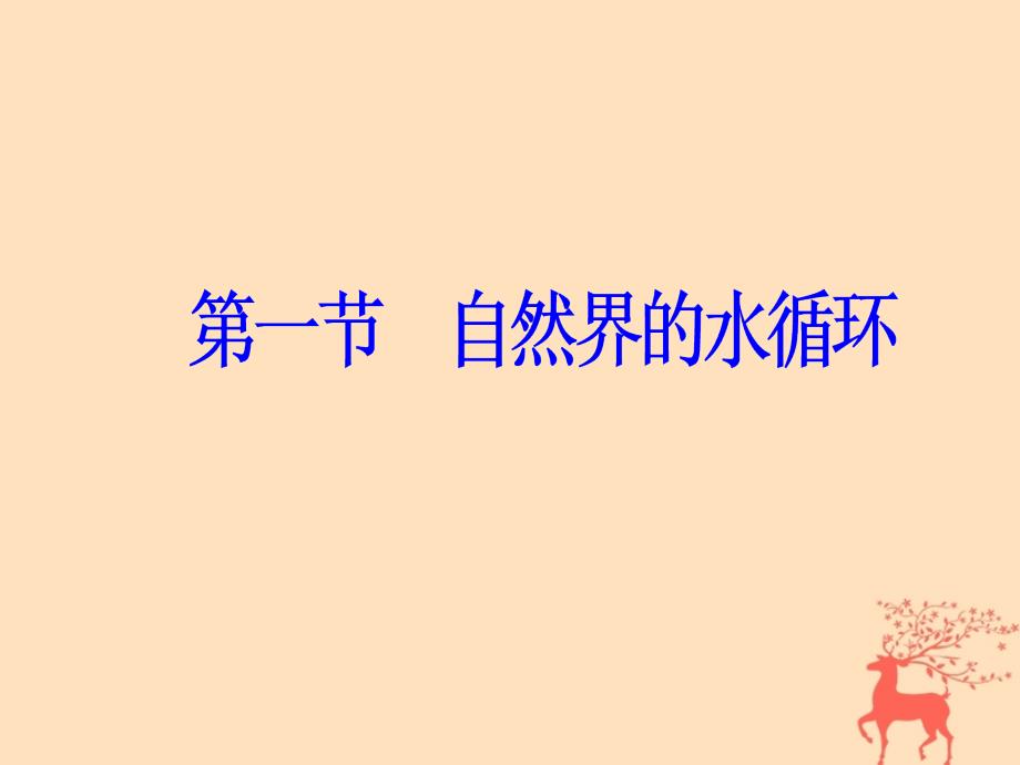 2018秋高中地理 第三章 地球上的水 第一节 自然界的水循环课件 新人教版必修1_第2页