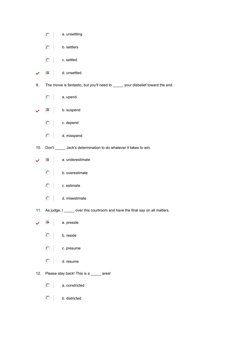 新标准大学英语综合教程4Unittest3答案_第3页