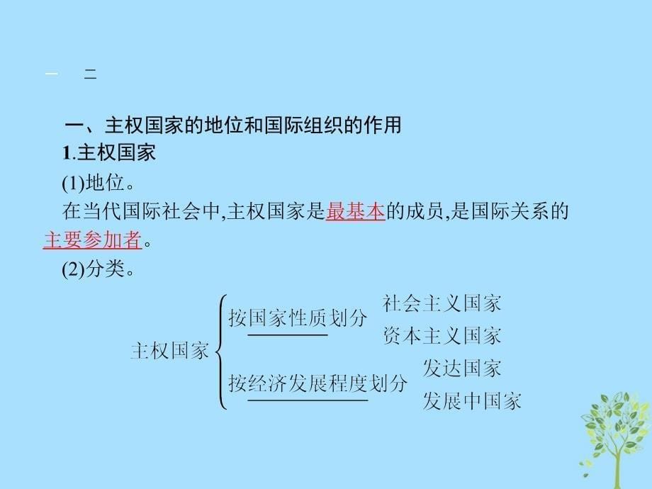 2019版高中政治 第四单元 当代国际社会 8.1 国际社会的主要成员：主权国家和国际组织课件 新人教版必修2_第5页