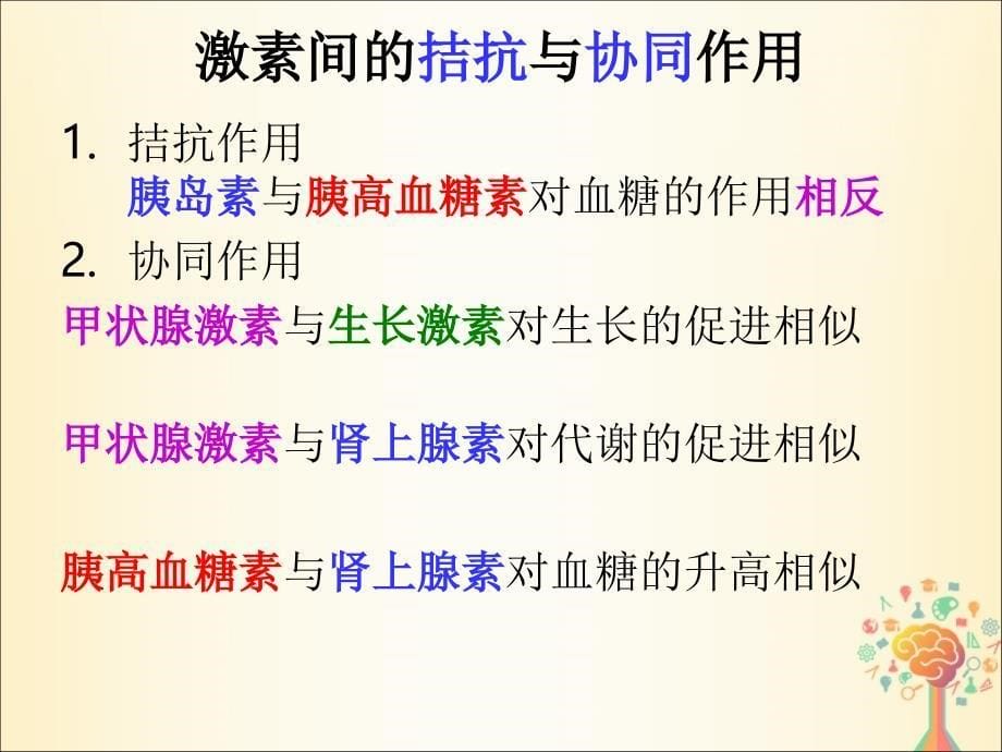 江西省南昌县高中生物 第二章 动物和人体生命活动的调节 2.2 通过激素的调节课件 新人教版必修3_第5页