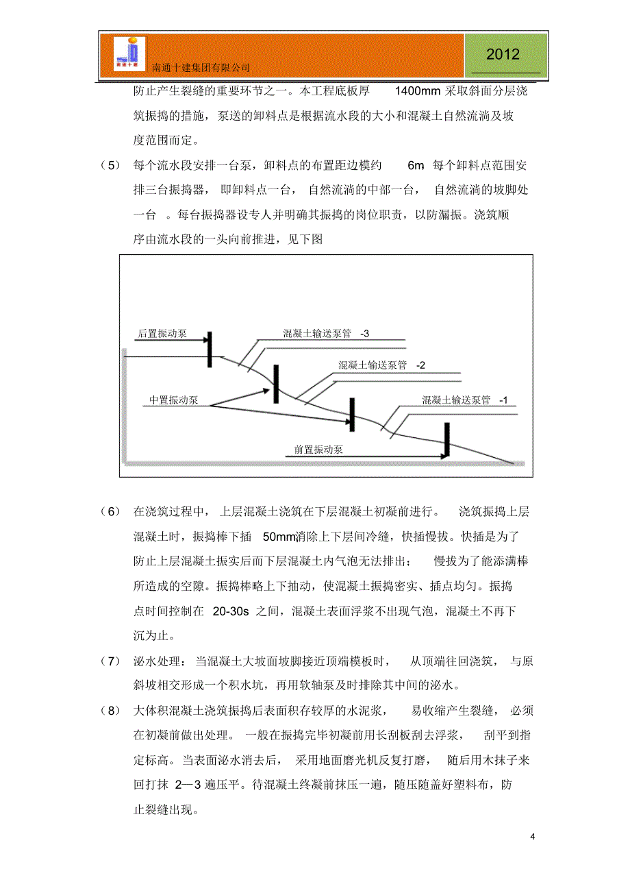 宿舍大体积混凝土施工方案_第4页