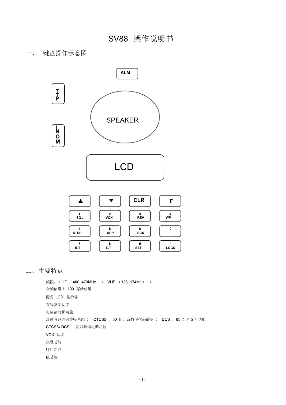 好灵通HLT_SV88_说明书_第1页