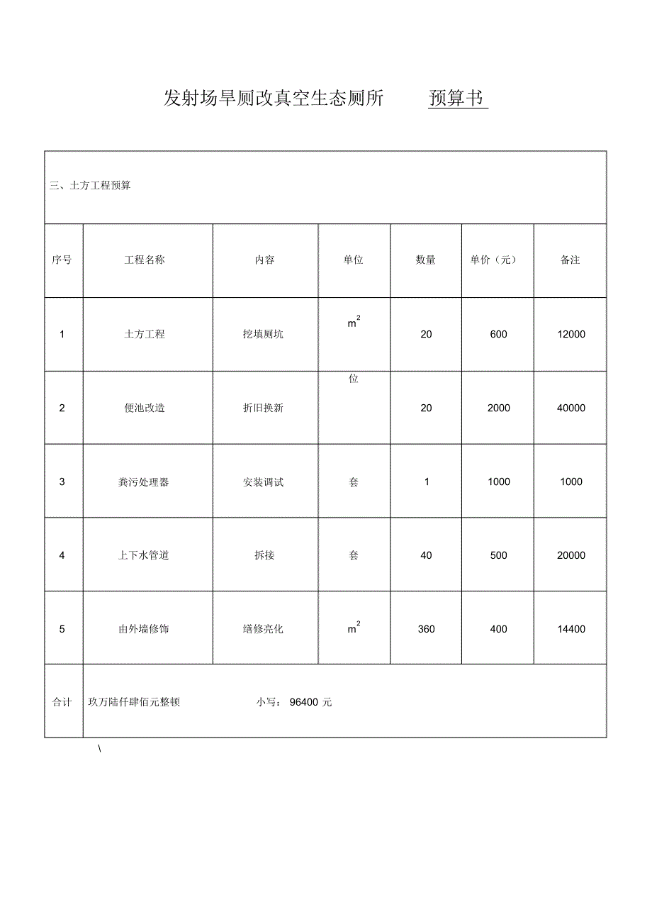 智能厕所预算书_第4页