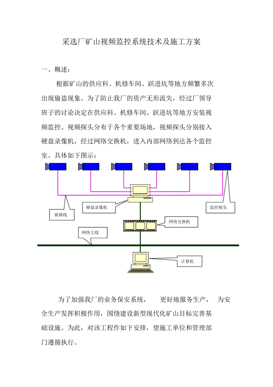 采选厂矿山监控系统施工组织方案1_第2页