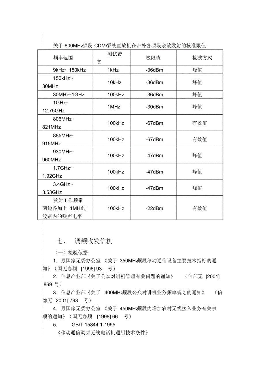 通信设施频率表_第5页