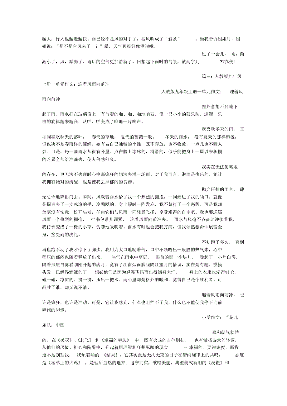 风雨乐队(600字)作文_第2页