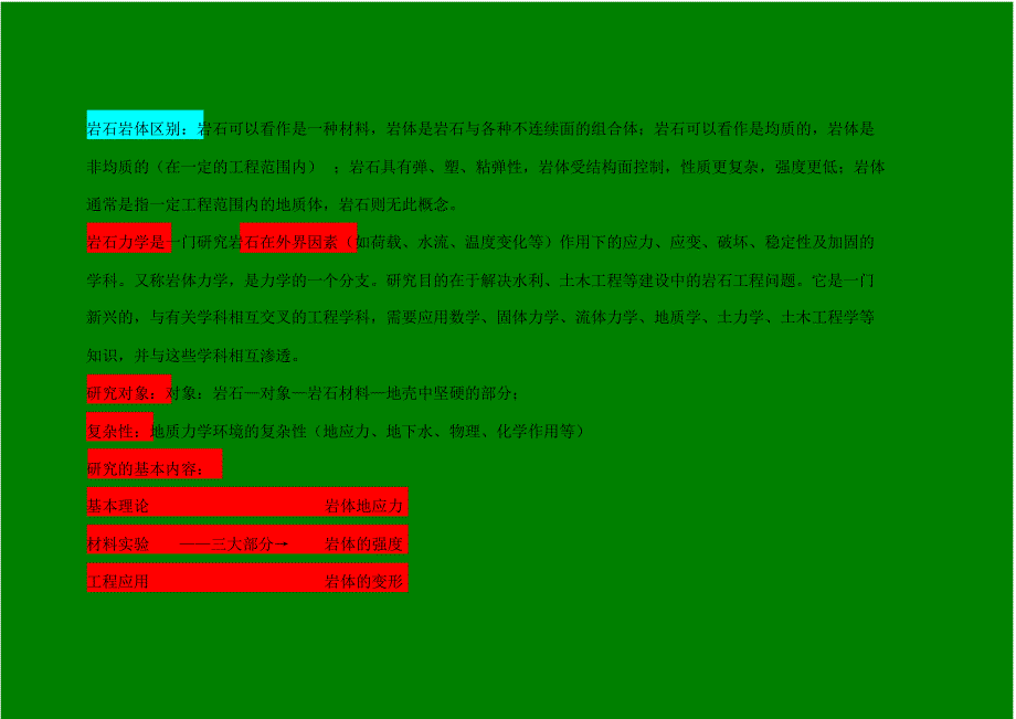 岩石力学重点总结_第1页