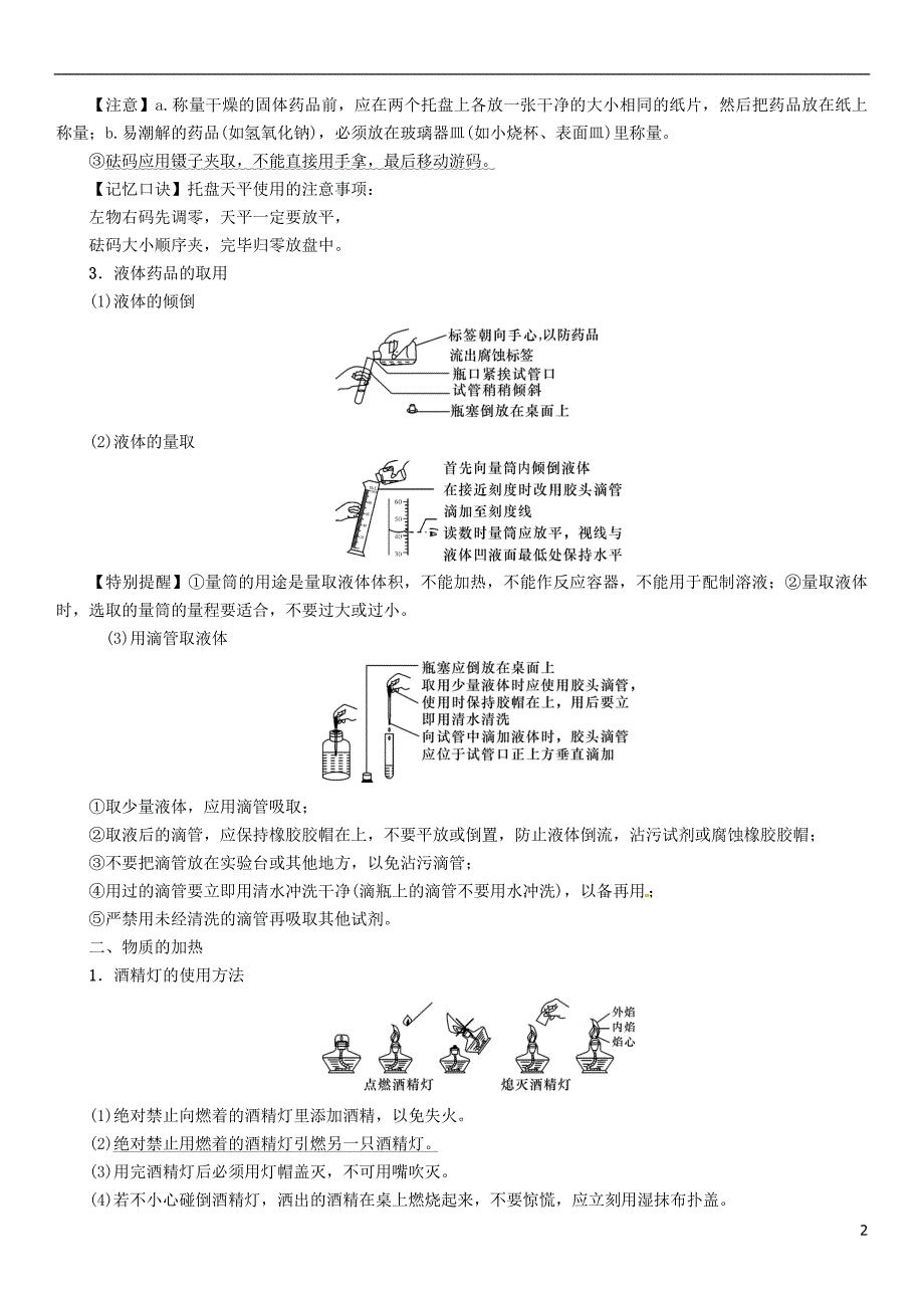 中考化学总复习 附录（三）名师推荐总复习需把握的十大要点素材1_第2页