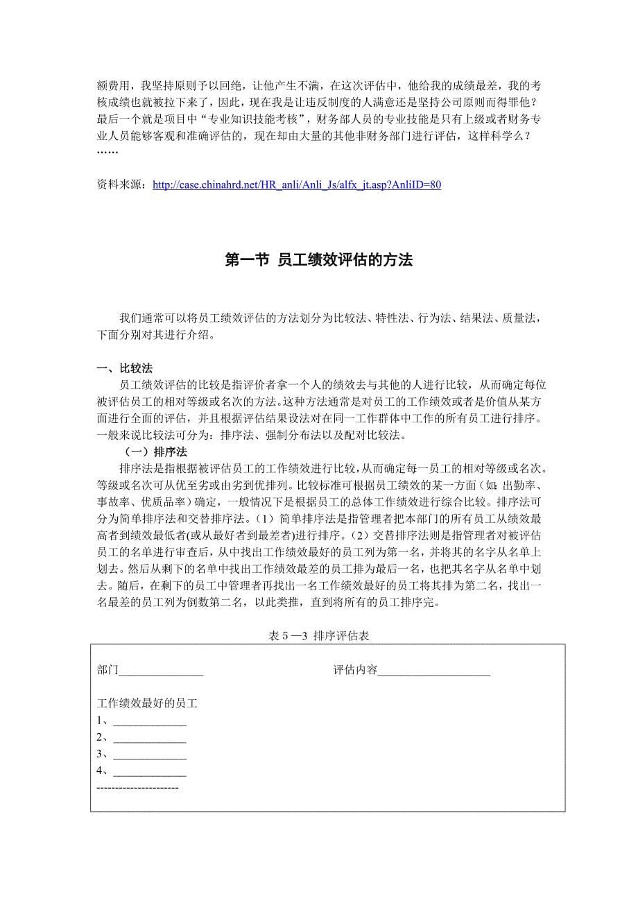 公司绩效评估方法（附完全实用表格 28页）_第5页