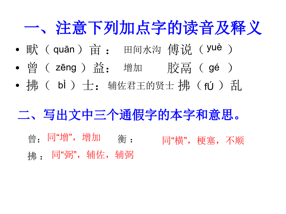 语文：第25课《孟子两章生于忧患死于安乐》（鲁教版八下）课件2_第4页