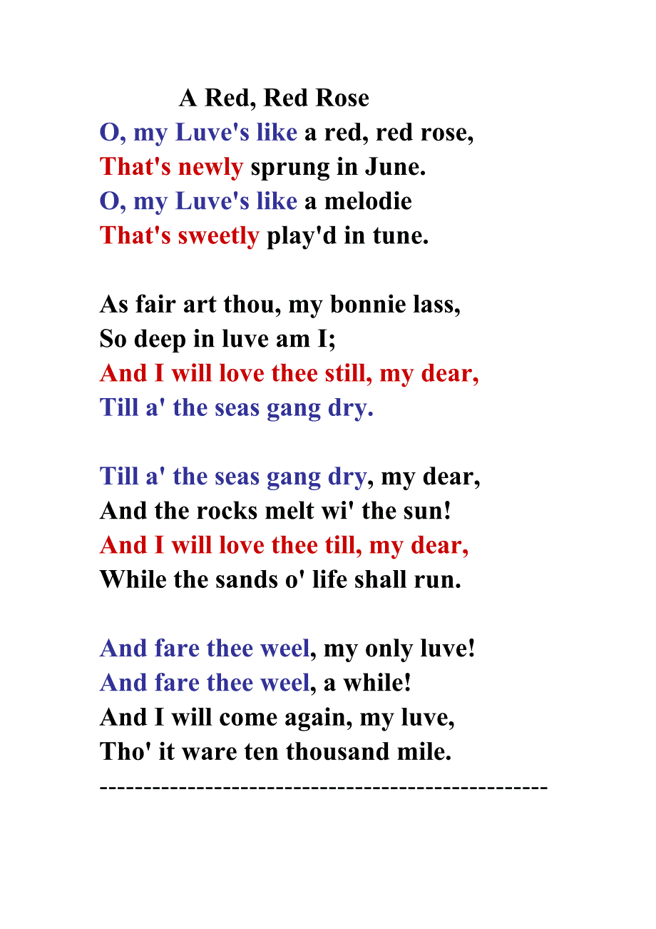 aredredrose原文和翻译_第1页