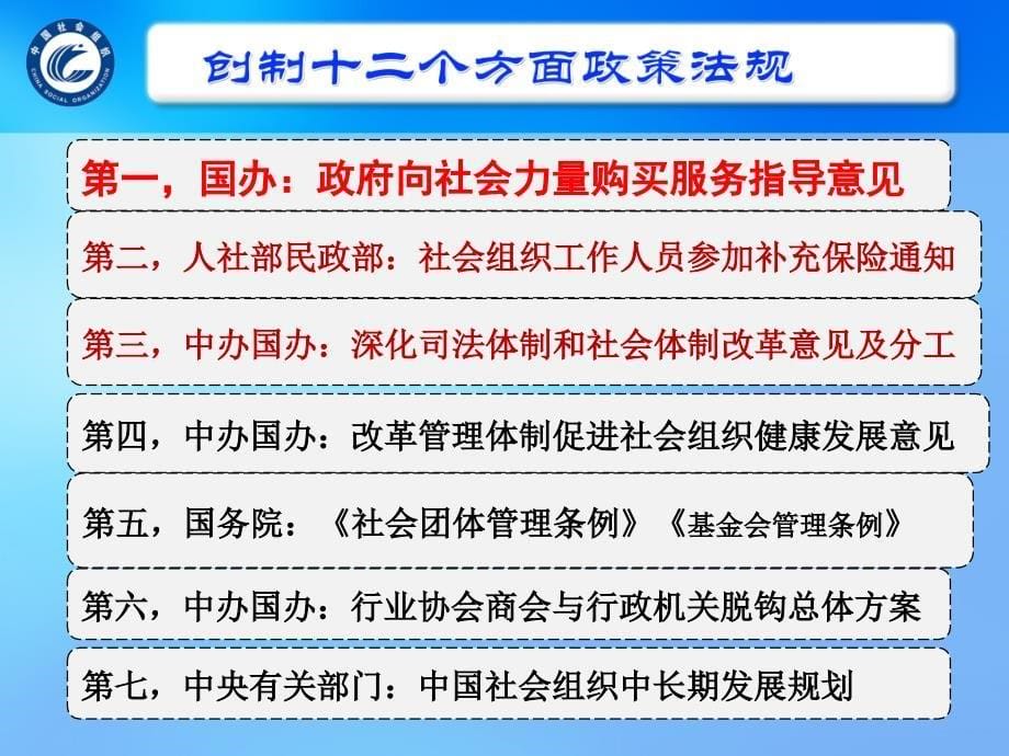 社会组织管理制度改革创制及推进_第5页