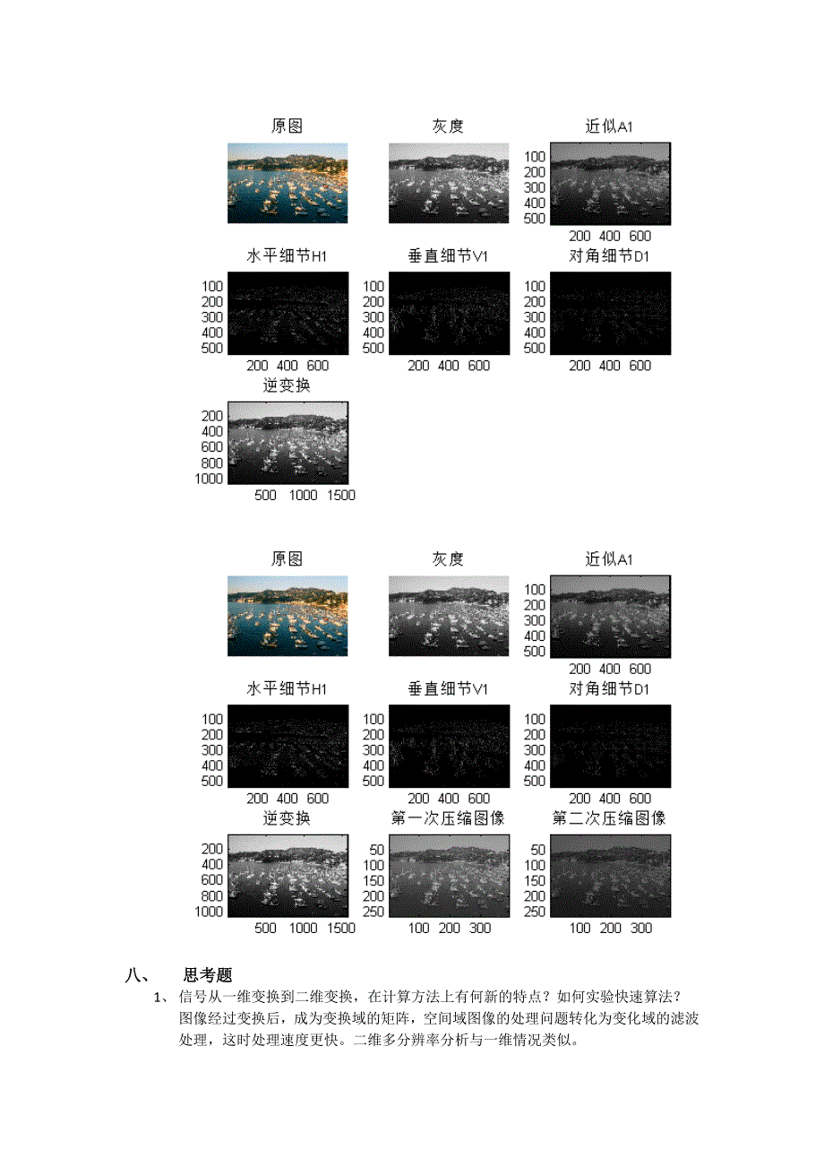 数字图像处理实验二图像变换与二维数字滤波_第4页