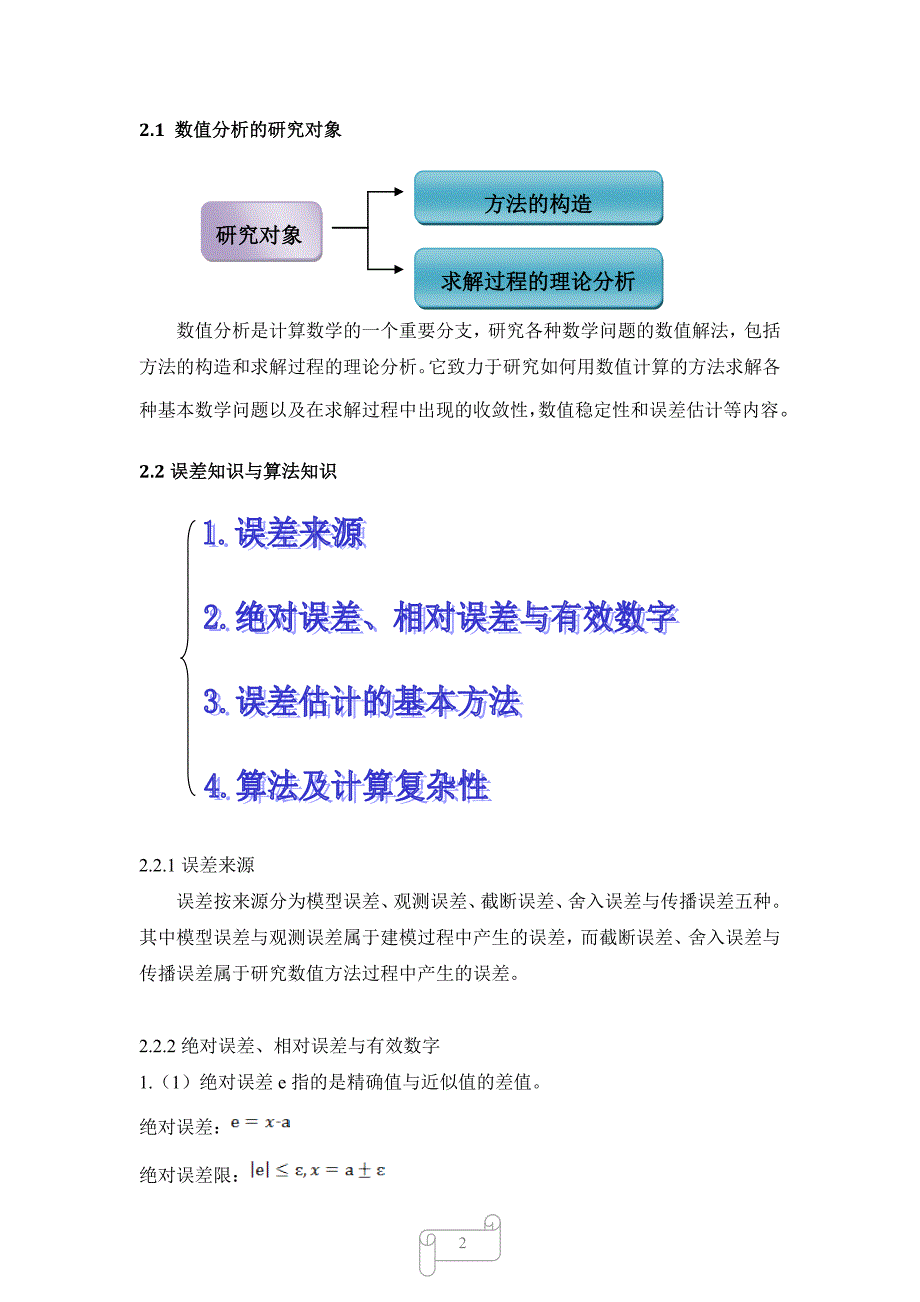 数值分析第一章学习小结_第2页