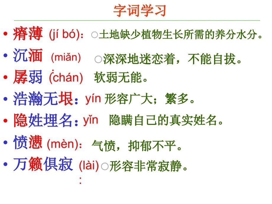 人教九下《地下森林断想》_第5页