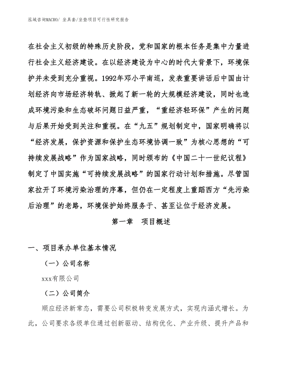 （参考模板）坐具套_坐垫项目可行性研究报告_第4页