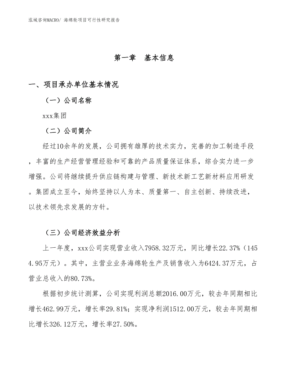 （参考模板）海绵轮项目可行性研究报告_第4页