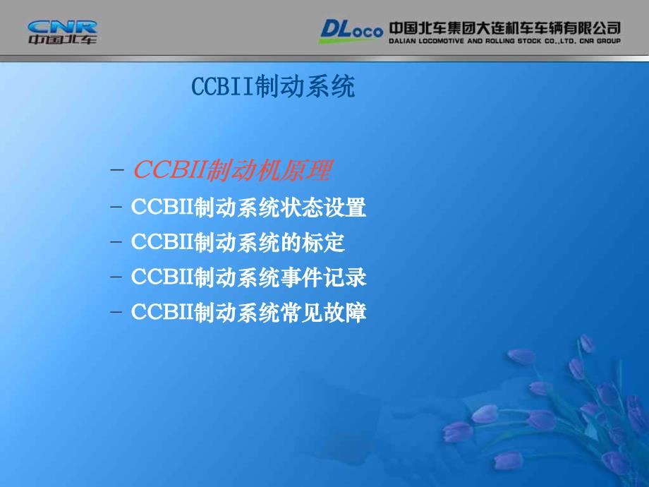 ccbii制动系统讲解克诺尔制动机_第1页