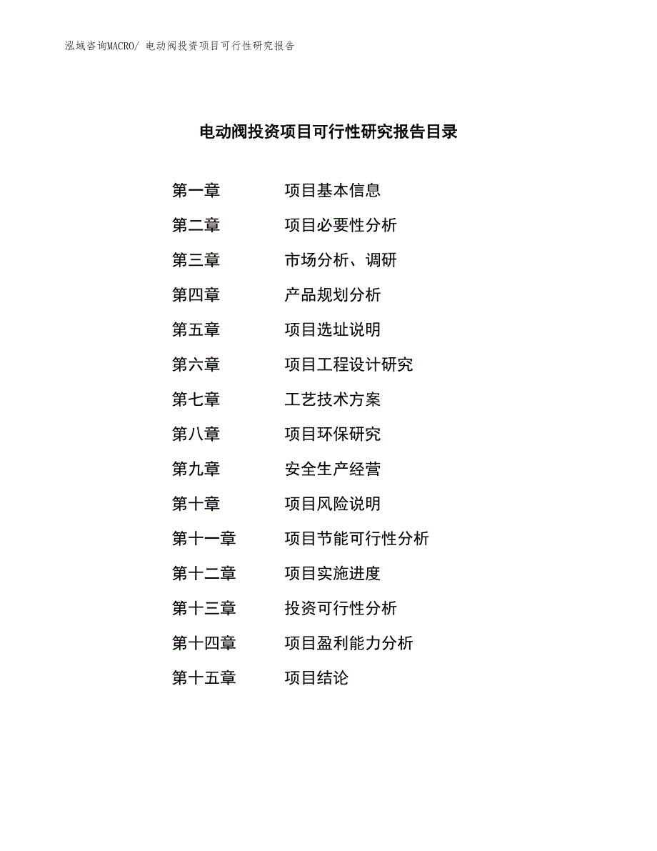 （模板）电动阀投资项目可行性研究报告_第3页