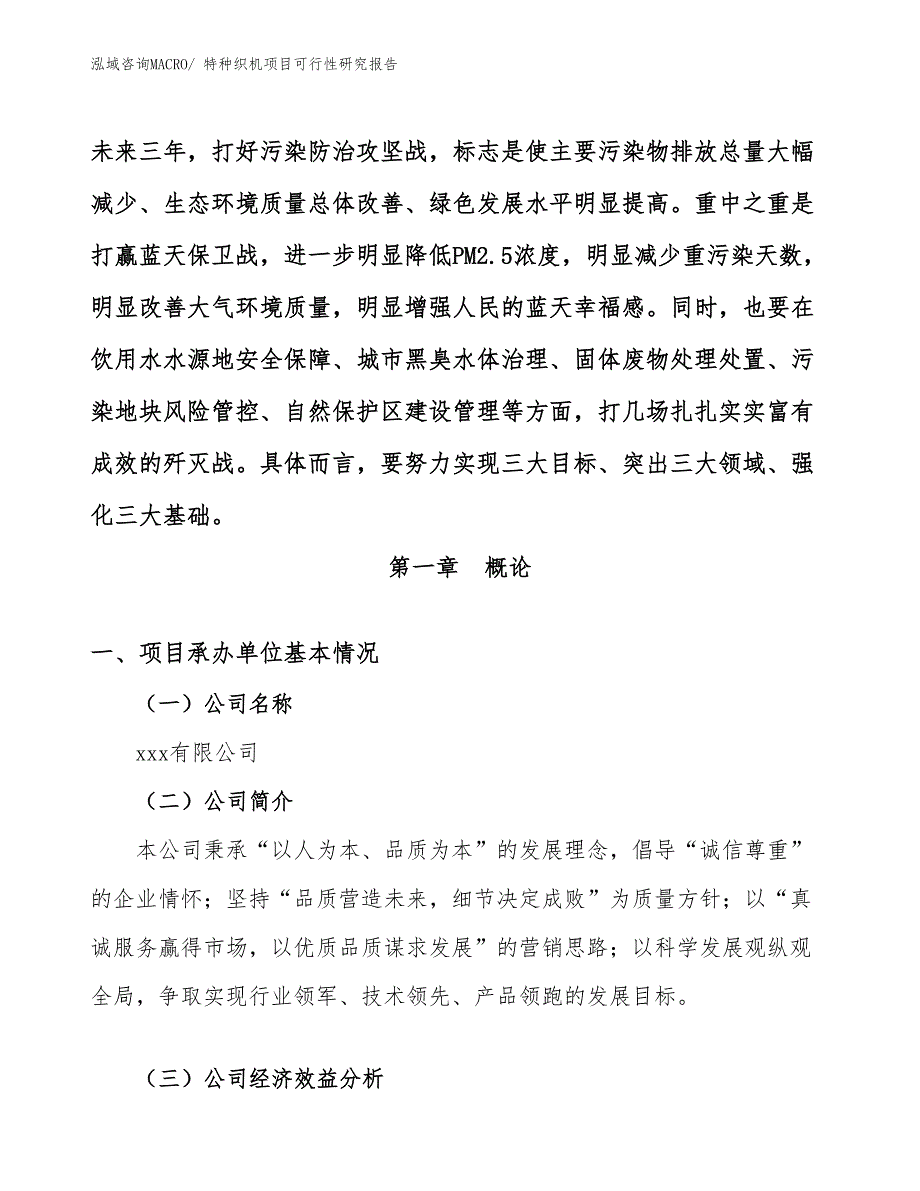 （参考模板）特种织机项目可行性研究报告_第4页