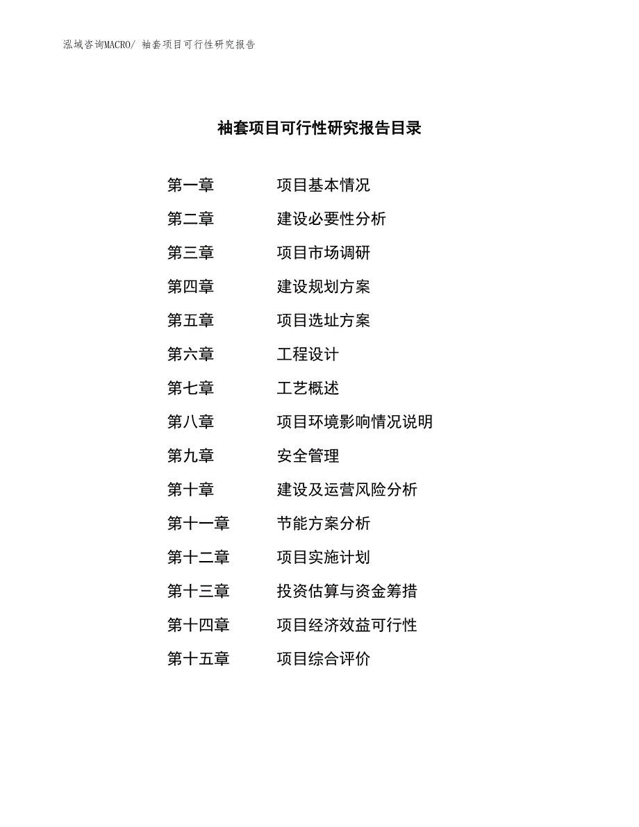 （案例）袖套项目可行性研究报告_第3页