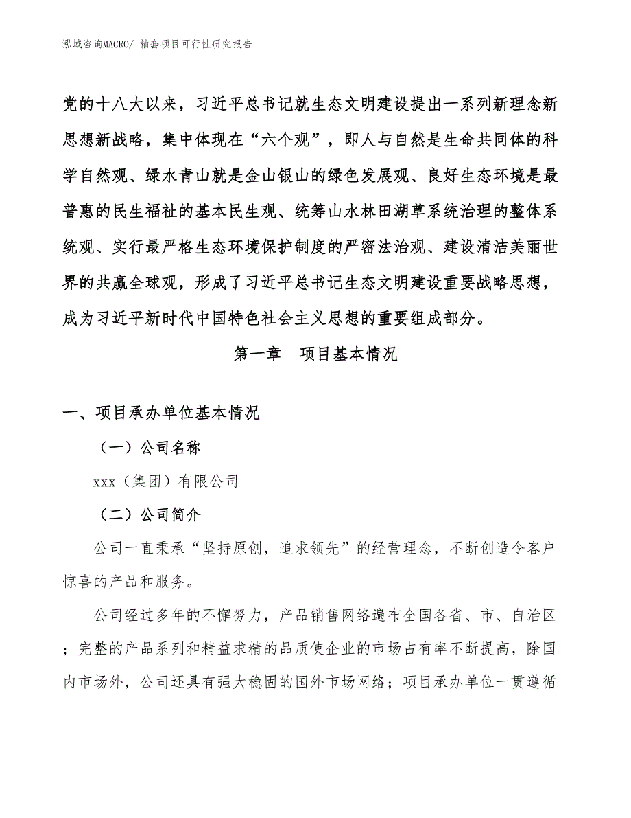 （案例）袖套项目可行性研究报告_第4页