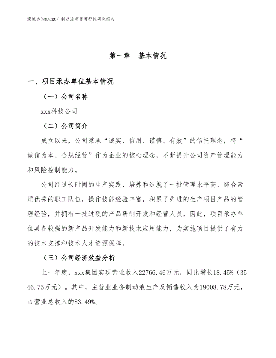 （案例）制动液项目可行性研究报告_第4页