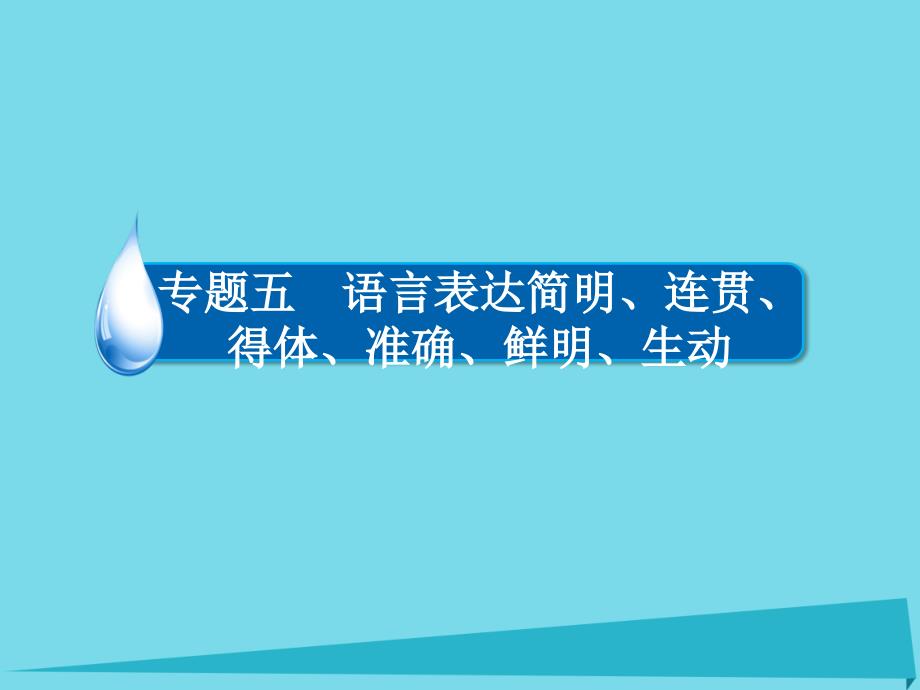 2017版高考语文一轮总复习 (二)语言表达准确、鲜明、生动_第2页